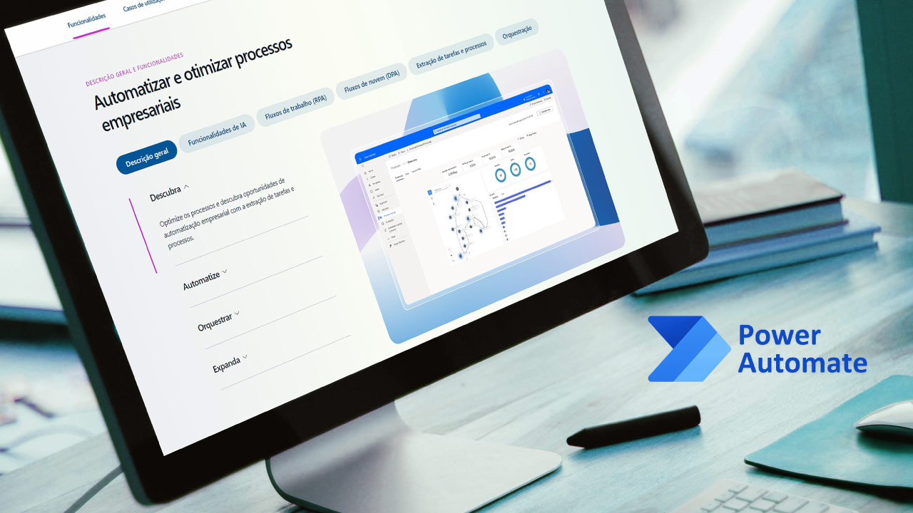 automatização de processos + Power Automate